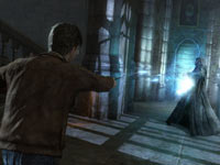 Harry caught up in a duel in Harry Potter and the Deathly Hallows - Part 2